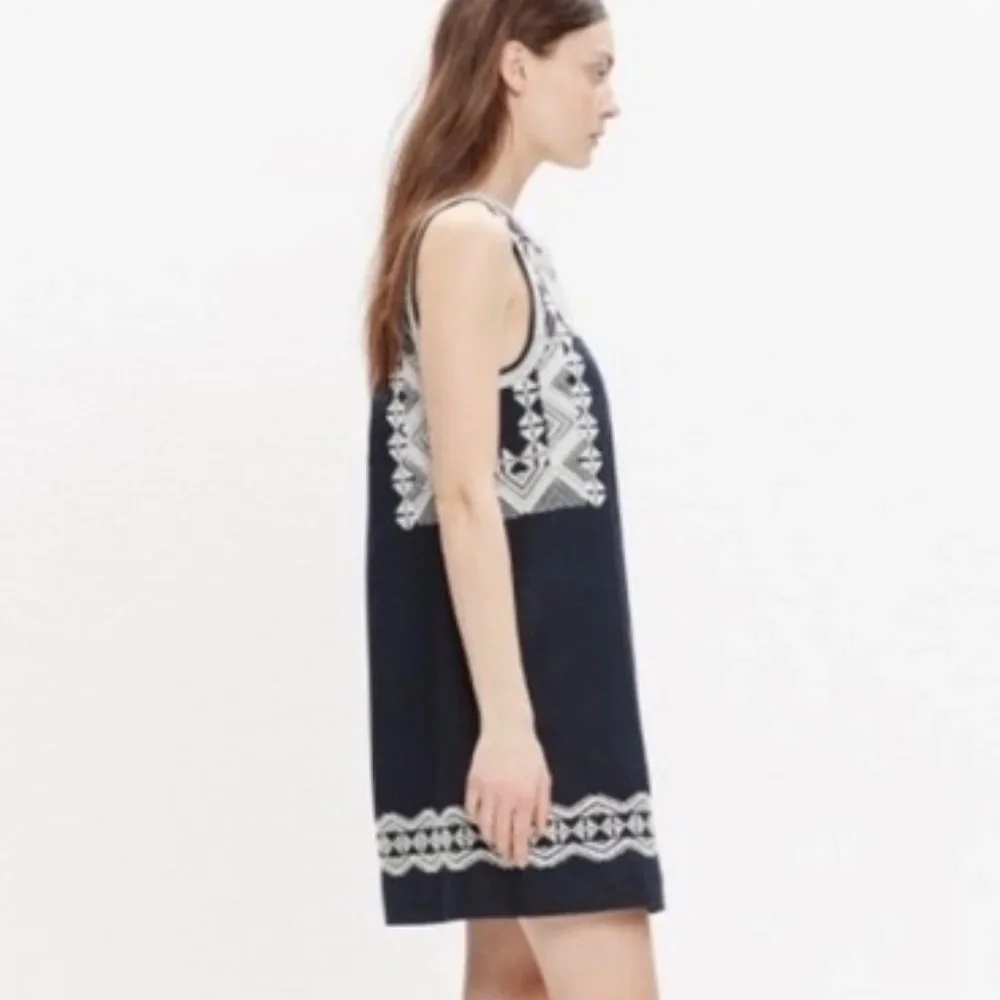 Madewell Embroidered Stitchtake Dress - Picture 2 of 8